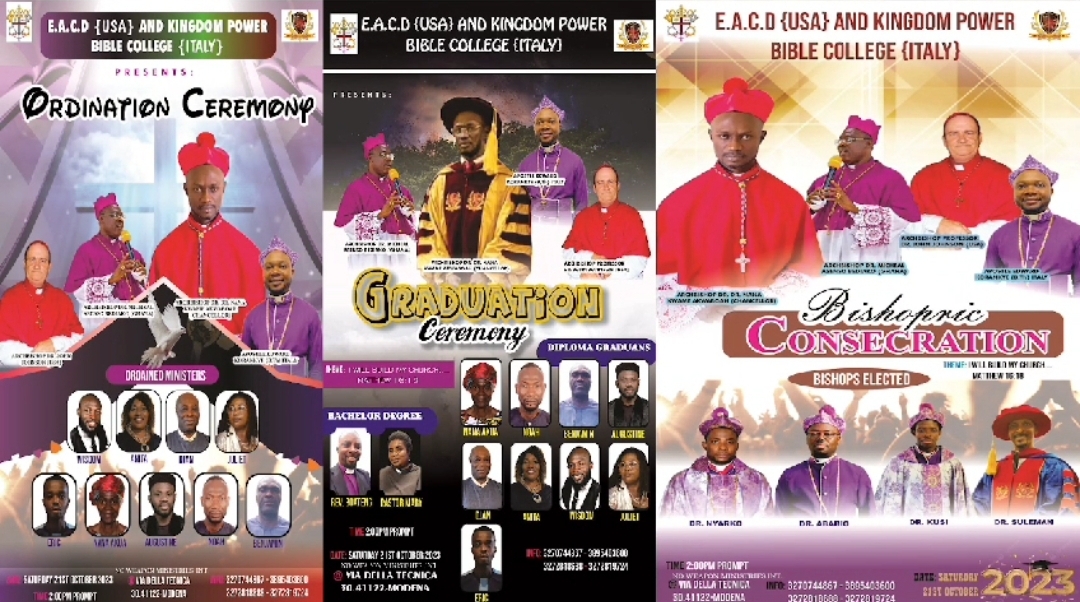 21ST OCTOBER WILL BE FANTASTIC. BISHOP ELECT DR PETER ABABIO SAID.