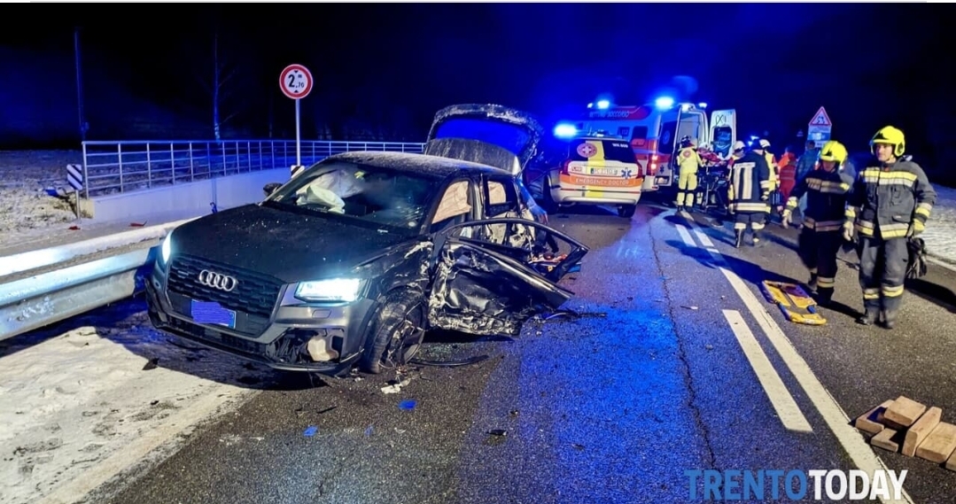 The crash is monstrous and one person ends up in the river