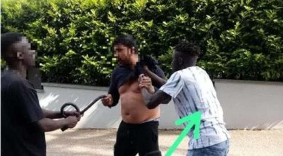 Man Hit immigrant with a chain, and he died in hospital after taking him there.