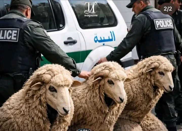 Authorities in Algeria have arrested three men who allegedly attempted to enter Spain while disguised as sheep,