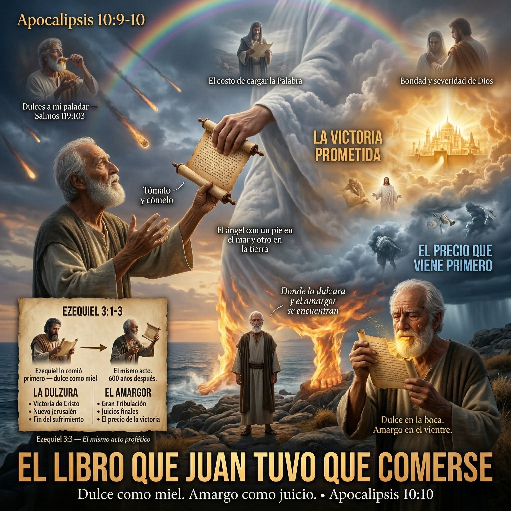 DID YOU KNOW THAT AN ANGEL COMMANDED JOHN TO EAT A WHOLE BOOK?.